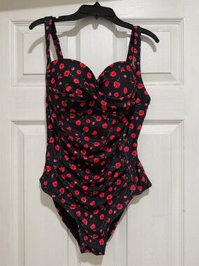 Nicole Miller One-Piece Swimsuit, Size M